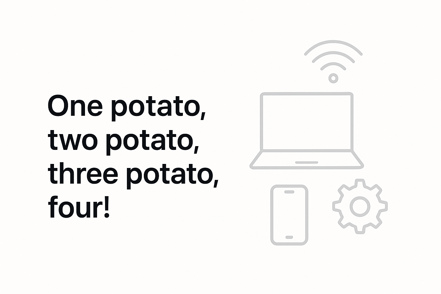 Welcome banner for my static website